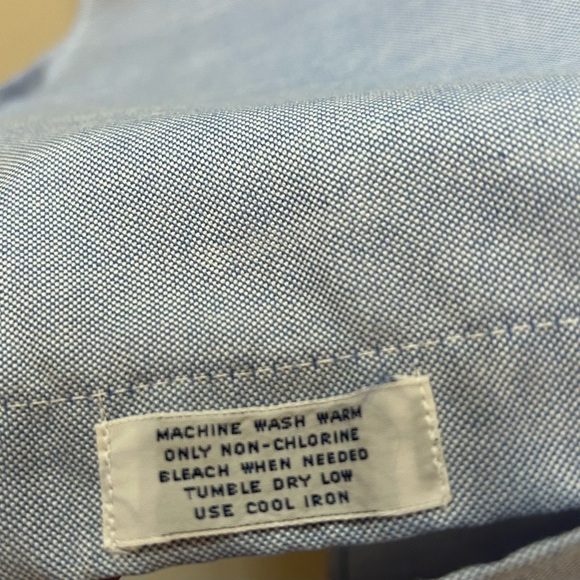 Gant Mens Classic Oxford Casual Half Sleeve Button Down Size 18 - Picture 4 of 7